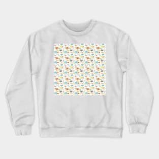 Mod Shapes Pattern Crewneck Sweatshirt